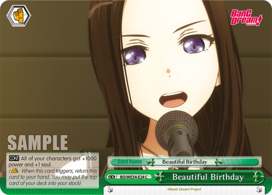 Beautiful Birthday - BD/WE34-E24