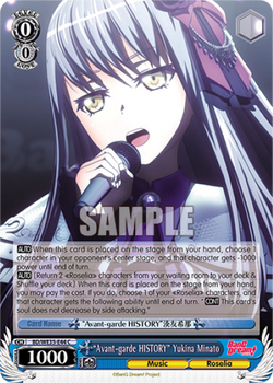 "Avant-garde HISTORY" Yukina Minato (Foil) - BD/WE35-E44