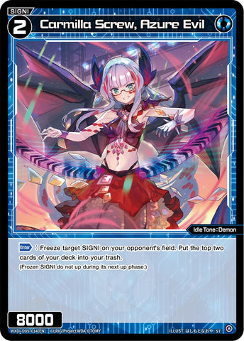 Carmilla Screw, Azure Evil - WXDi-D05-014[EN]