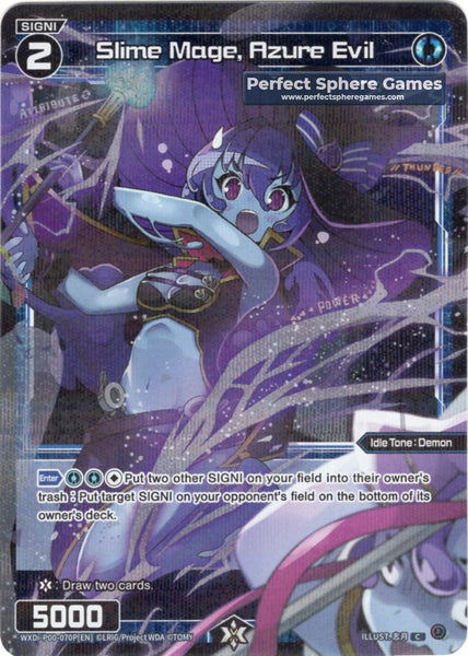 Slime Mage, Azure Evil (Foil) - WXDi-P00-070P[EN]