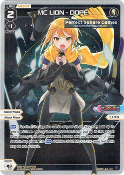 MC LION - DOPE (Foil) - WXDi-P02-020P[EN]