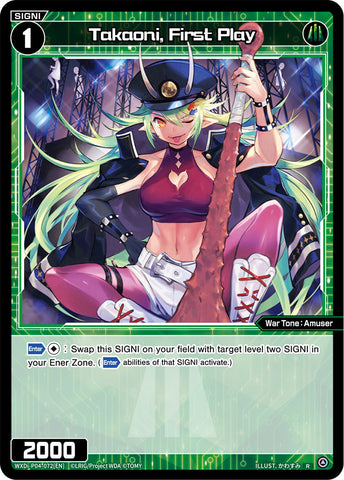 Takaoni, First Play - WXDi-P04-072[EN]