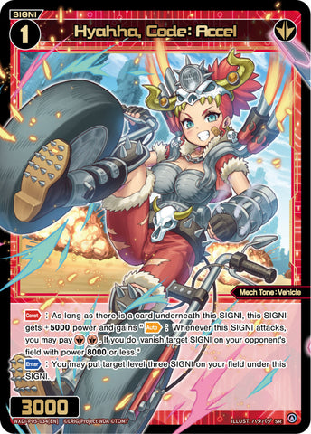 Hyahha, Code: Accel - WXDi-P05-034[EN]