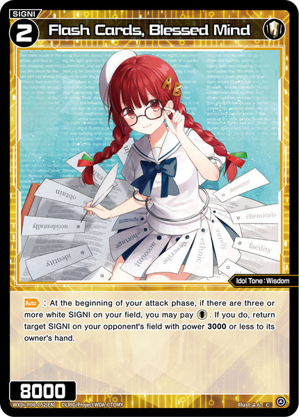 Flash Cards, Blessed Mind - WXDi-P08-052[EN]