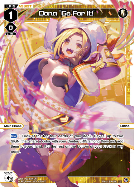 Dona "Go For It!" - WXDi-P09-027[EN]