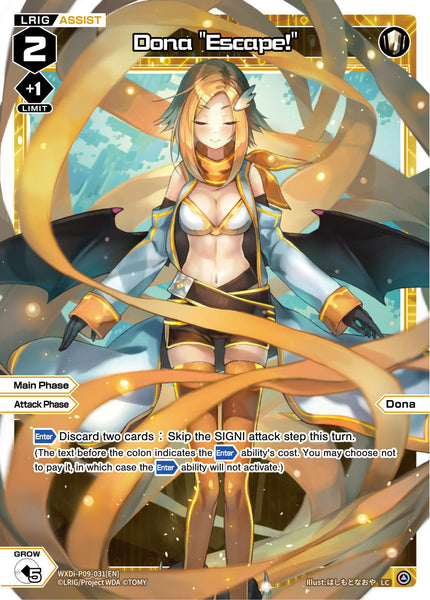 Dona "Escape!" - WXDi-P09-031[EN]