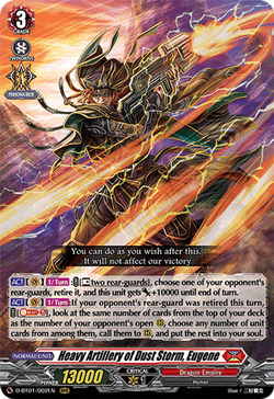 Heavy Artillery of Dust Storm, Eugene - D-BT01/002EN