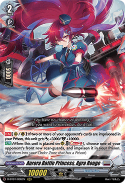Aurora Battle Princess, Agra Rouge - D-BT01/006EN