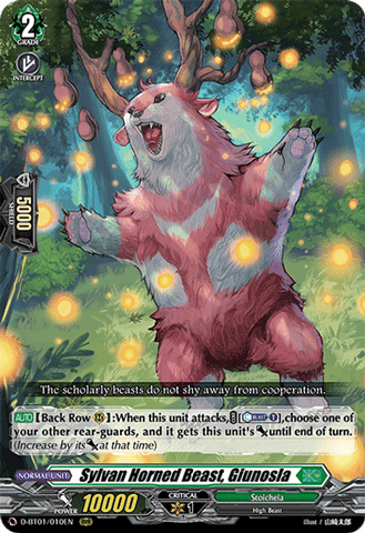 Sylvan Horned Beast, Giunosla - D-BT01/010EN