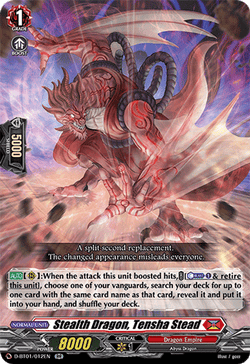 Stealth Dragon, Tensha Stead - D-BT01/012EN