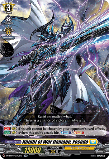 Knight of War Damage, Fosado - D-BT01/020EN