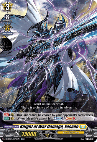 Knight of War Damage, Fosado - D-BT01/020EN