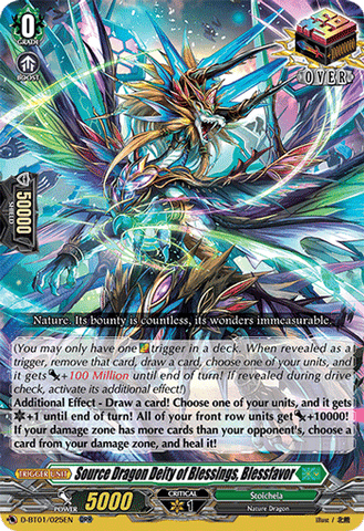 Source Dragon Deity of Blessings, Blessfavor - D-BT01/025EN