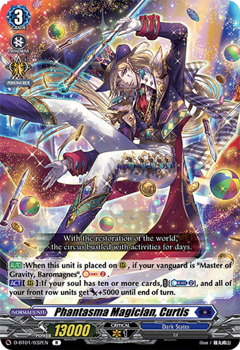 Phantasma Magician, Curtis - D-BT01/032EN