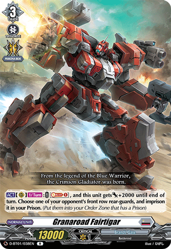 Granaroad Fairtigar - D-BT01/038EN