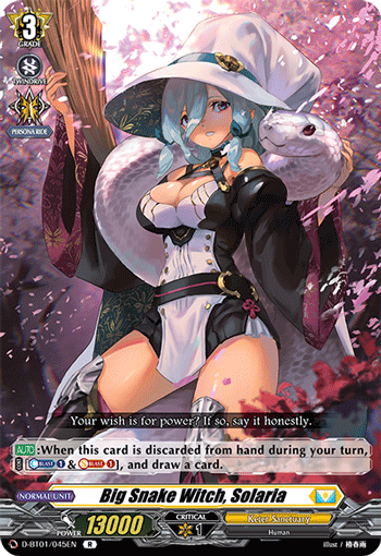 Big Snake Witch, Solaria - D-BT01/045EN