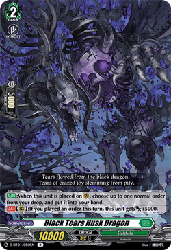Black Tears Husk Dragon - D-BT01/050EN