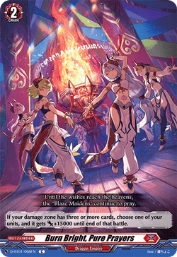 Burn Bright, Pure Prayers - D-BT01/068EN