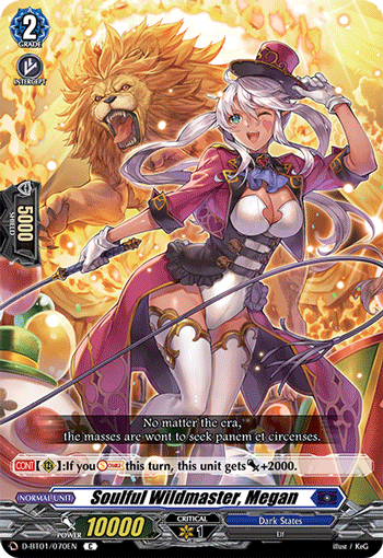 Soulful Wild Master, Megan - D-BT01/070EN