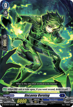 Uncanny Burning - D-BT01/076EN