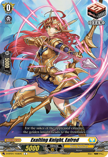 Exalting Knight, Eafred - D-BT01/103EN