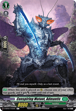 Conspiring Mutant, Admantis - D-BT01/112EN