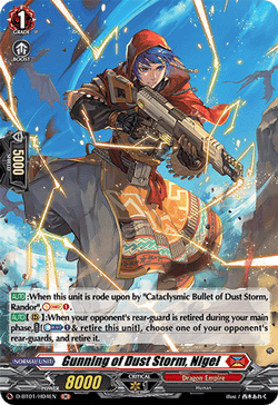 Gunning of Dust Storm, Nigel (Holo) - D-BT01/H04EN