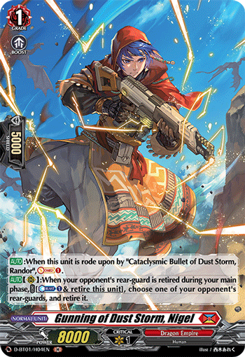 Gunning of Dust Storm, Nigel (Holo) - D-BT01/H04EN