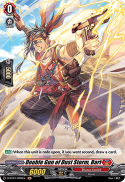 Double Gun of Dust Storm, Bart (Holo) - D-BT01/H06EN
