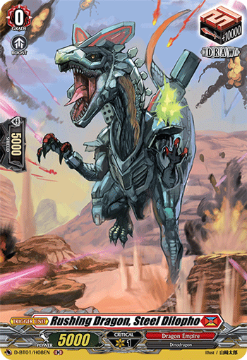 Rushing Dragon, Steel Dilopho (Holo) - D-BT01/H08EN