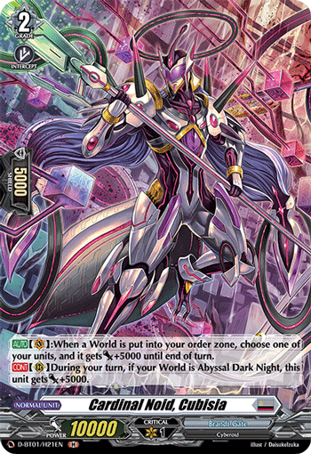 Cardinal Noid, Cubisia (Holo) - D-BT01/H21EN