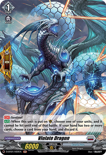 Violate Dragon (Holo) - D-BT01/H22EN
