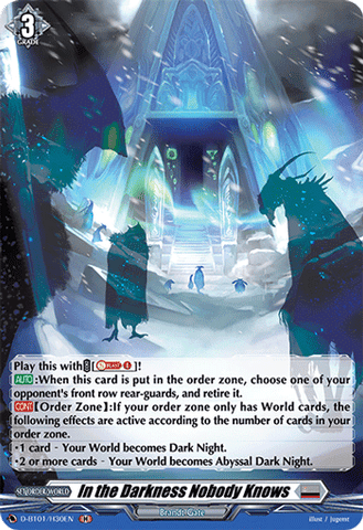 In the Darkness Nobody Knows (Holo) - D-BT01/H30EN