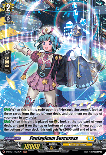 Pentagleam Sorceress (Holo) - D-BT01/H32EN
