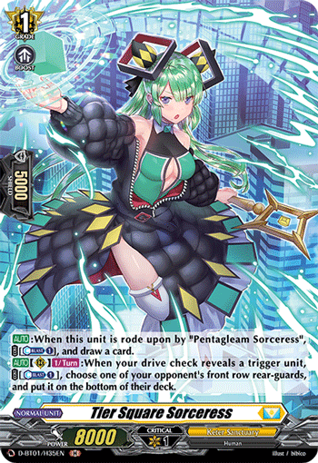 Tier Square Sorceress (Holo) - D-BT01/H35EN