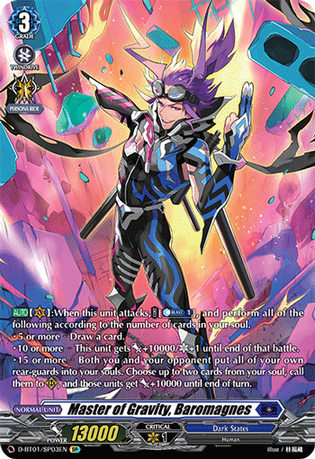 Master of Gravity, Baromagnes (SP) - D-BT01/SP03EN