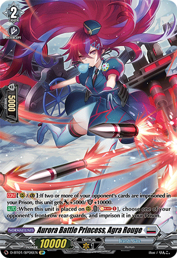 Aurora Battle Princess, Agra Rouge (SP) - D-BT01/SP06EN