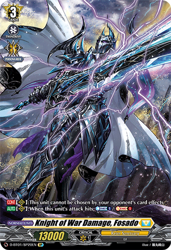 Knight of War Damage, Fosado (SP) - D-BT01/SP20EN