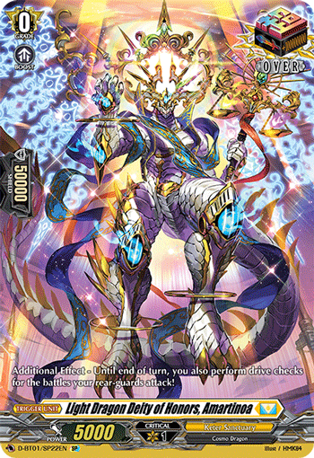 Light Dragon Deity of Honors, Amartinoa (SP) - D-BT01/SP22EN