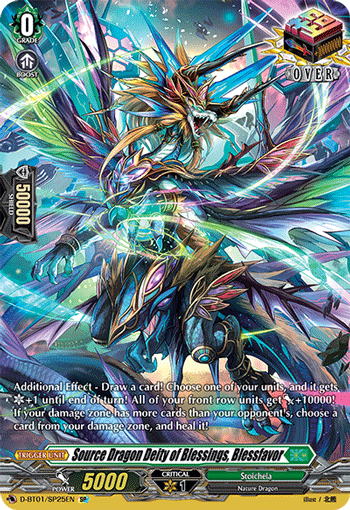 Source Dragon Deity of Blessings, Blessfavor (SP) - D-BT01/SP25EN