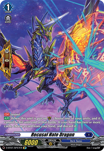 Recusal Hate Dragon (SP) - D-BT01/SP27EN