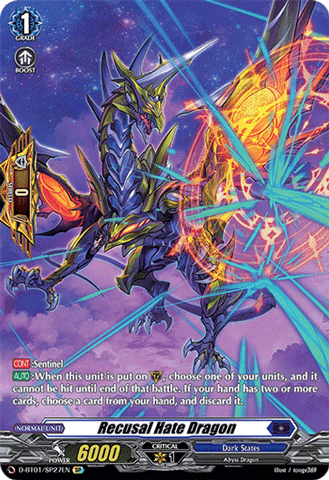 Recusal Hate Dragon (SP) - D-BT01/SP27EN