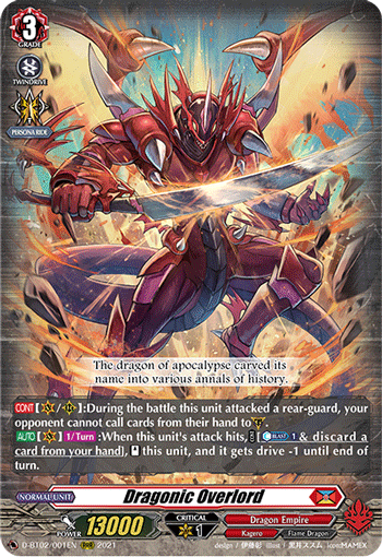 Dragonic Overlord - D-BT02/001EN