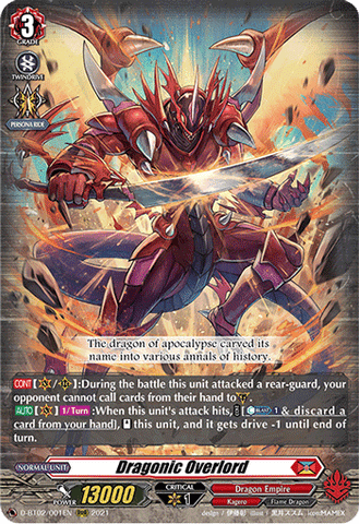 Dragonic Overlord - D-BT02/001EN