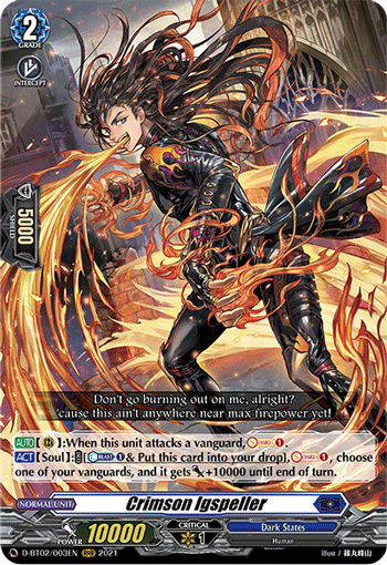 Crimson Igspeller - D-BT02/003EN