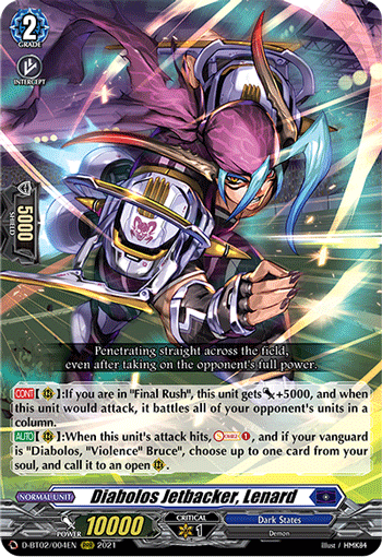 Diabolos Jetbacker, Lenard - D-BT02/004EN
