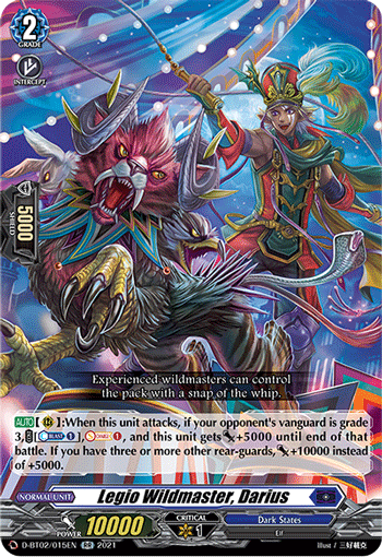 Legio Wildmaster, Darius - D-BT02/015EN
