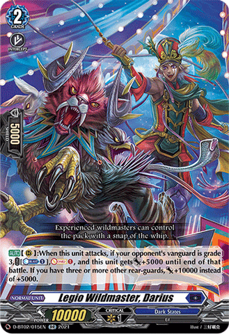 Legio Wildmaster, Darius - D-BT02/015EN