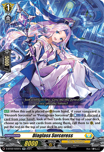 Diaglass Sorceress - D-BT02/022EN