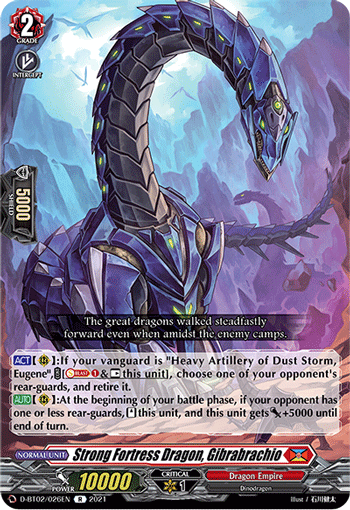 Strong Fortress Dragon, Gibrabrachio - D-BT02/026EN